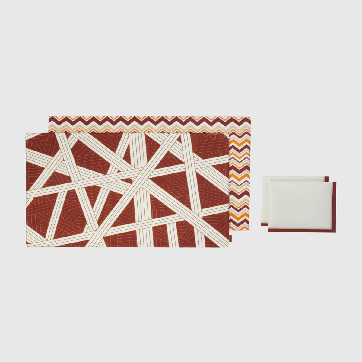 Missoni Home Nastri Icon 2'li Amerikan Servisi ve Peçetesi